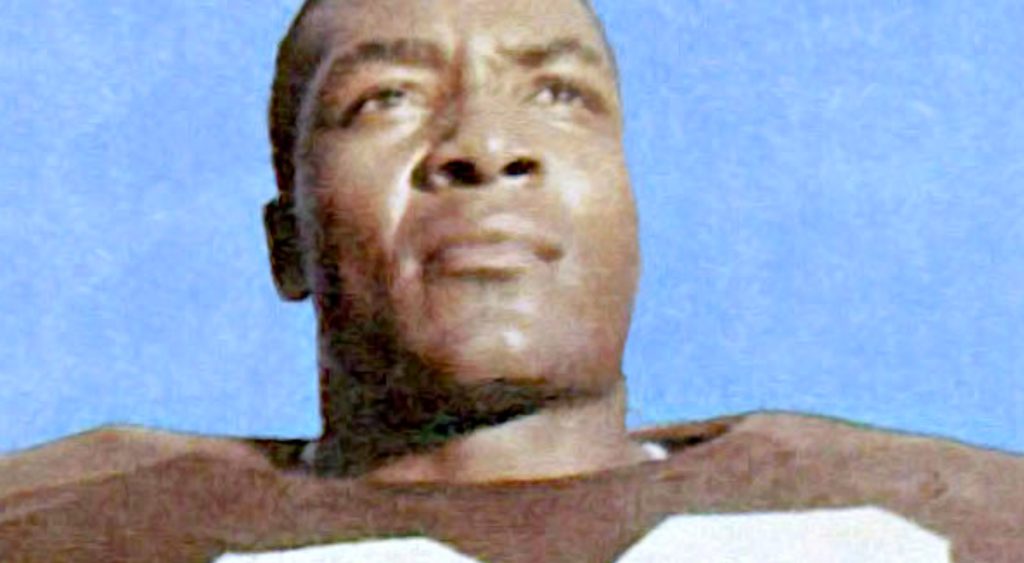 a photo of a person in a football uniform