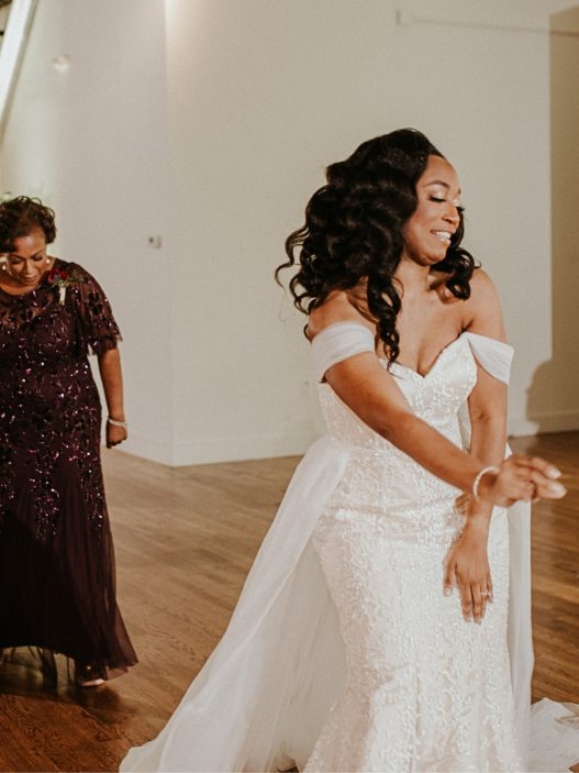 bride dancing in the middle of the dance floor