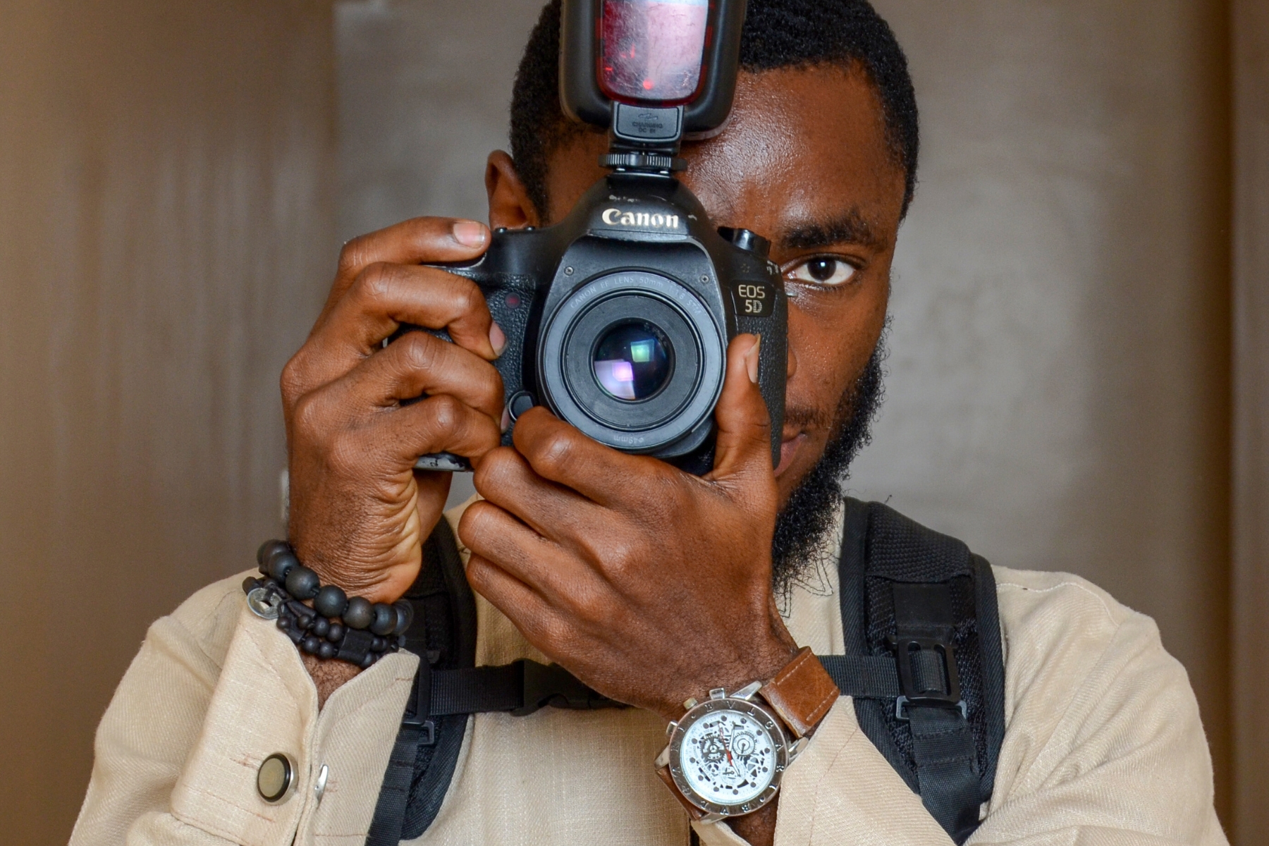a person taking a picture with their camera